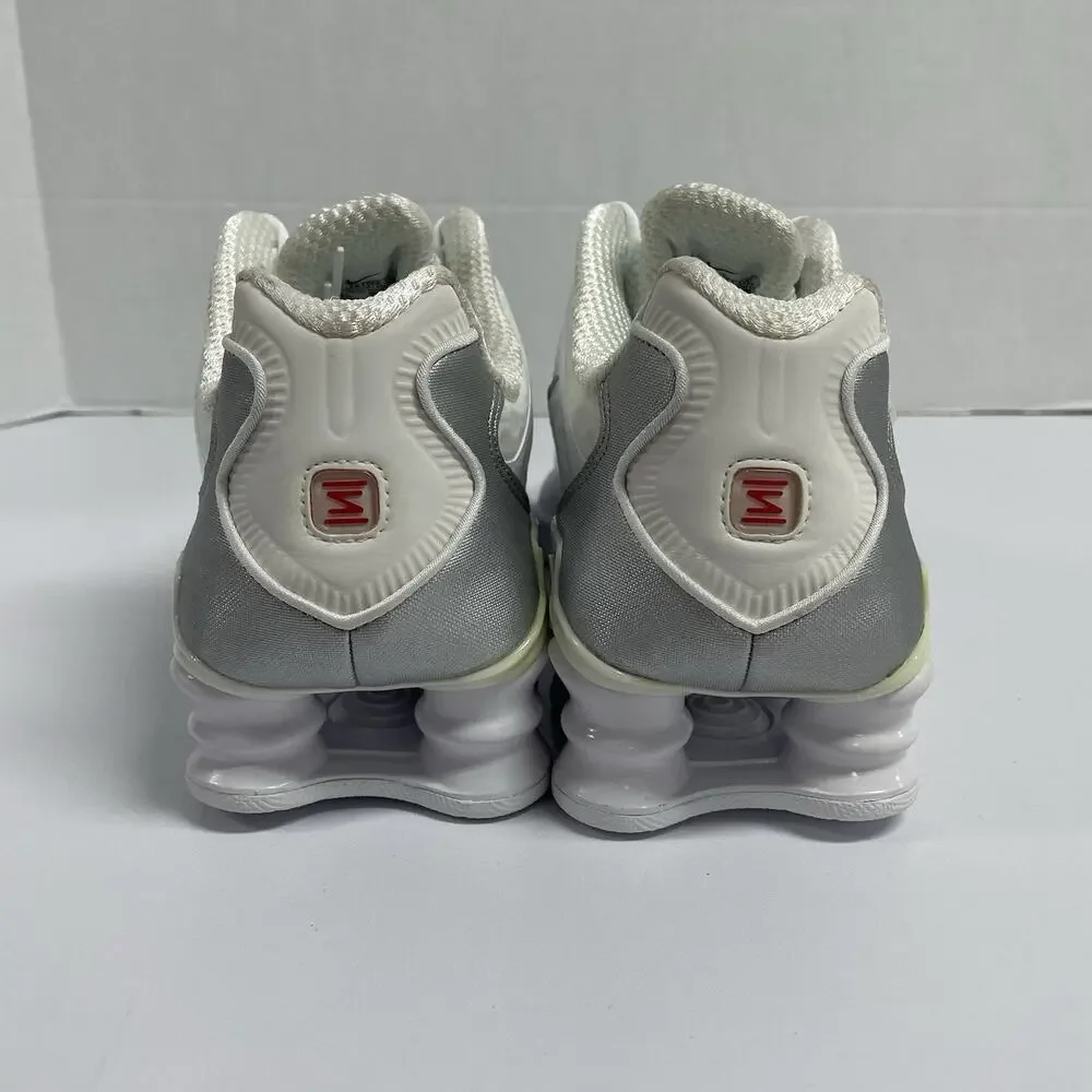 Nike Wmns Shox TL White Silver 2023 AR3566 100 Size 8.5 Women Vintage Yellowing